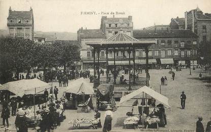 .CPA FRANCE 42 '"Firminy, Place du Breuil"