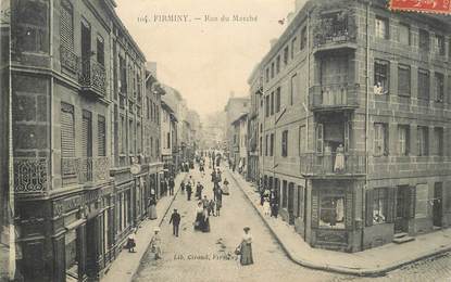 .CPA FRANCE 42 '"Firminy, Rue du Marché"