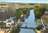 89 Yonne CPSM FRANCE 89 "Appoigny, le pont et les bords de l'Yonne"