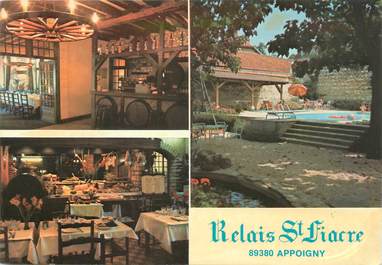 CPSM FRANCE 89 "Appoigny, relais Saint Fiacre"