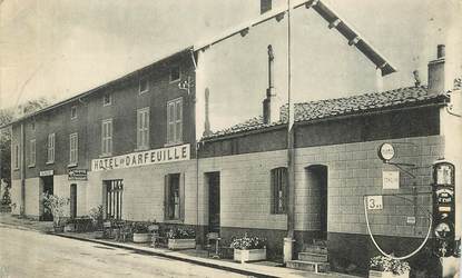 .CPA FRANCE 42 "L'Hôpital sous Rochefort", Hôtel Darfeuille"