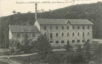 .CPA FRANCE 42 "L'Hôpital sur Rhins, Féculerie"