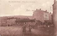 42 Loire .CPA FRANCE 42 "Grand Croix,  Place César Bertholon"
