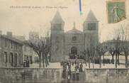 42 Loire .CPA FRANCE 42 "Grand Croix,  Place de l'église"