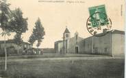 42 Loire .CPA FRANCE 42 "Notre Dame de Boisset, l'Eglise et la Place"