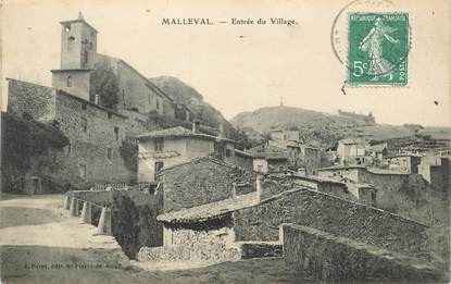 .CPA FRANCE 42 "Malleval, Entrée du Village"