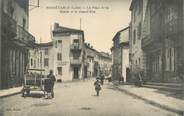 42 Loire .CPA FRANCE 42 "Noiretable, Place de la Mairie et Grand Rue"