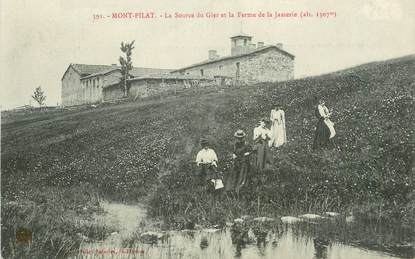 .CPA FRANCE 42 "Mont Pilat, La Source du Gier et la Ferme de la Jasserie"