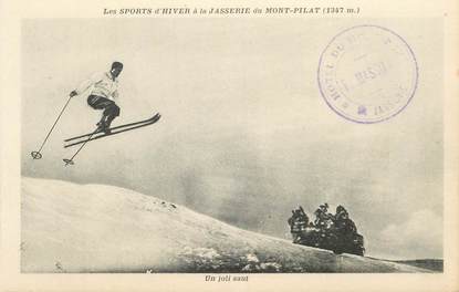 .CPA FRANCE 42 "Mont Pilat, La  Jasserie "/ SKI