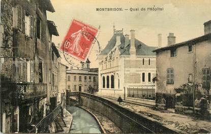 .CPA FRANCE 42 "Montbrison, Quai de l'Hôpital"