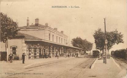 .CPA FRANCE 42 "Montbrison, La Gare"