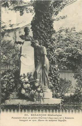 CPA FRANCE 25 "Besançon historique, monument à la mémoire du peintre Chartran"