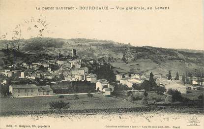 CPA FRANCE 26 "Bourdeaux, vue générale, au Levant"