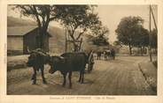 42 Loire .CPA FRANCE 42 "Côte de Planfoy, les Boeufs"
