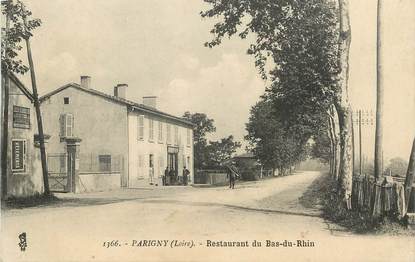 .CPA FRANCE 42 "Parigny, Restaurant du Bas de Rhin"