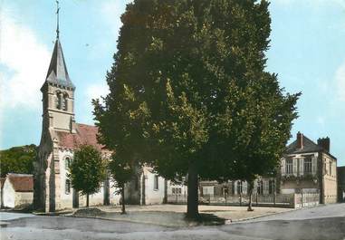 / CPSM FRANCE 89 "Chigy, l'église, l'école, la mairie"