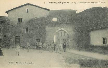.CPA FRANCE 42 "Pouilly les Feurs, Fortifications romanes"