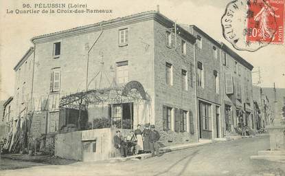.CPA FRANCE 42 "Pélussin, Le Quartier de la Croix des Rameaux"