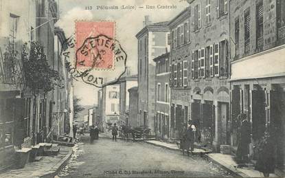 .CPA FRANCE 42 "Pélussin, Rue Centrale"