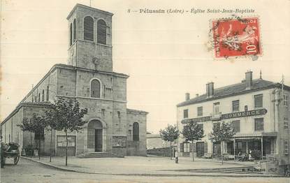 .CPA FRANCE 42 "Pélussin, Eglise Saint Jean Baptiste"