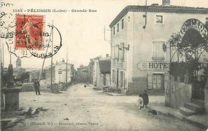 .CPA FRANCE 42 "Pélussin, Grande Rue"