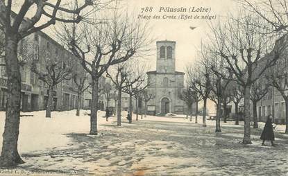 .CPA FRANCE 42 "Pélussin, Place des Croix "