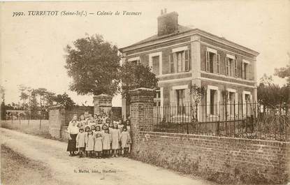 CPA FRANCE 76 "Turretot, colonie de vacances"