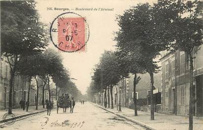 CPA FRANCE 18 "Bourges, le Boulevard de l'Arsenal"