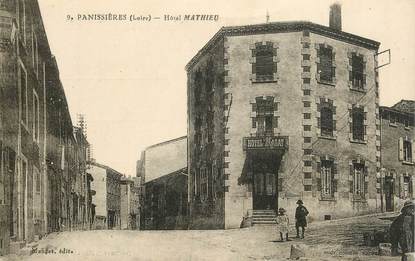 .CPA FRANCE 42 "Panissières, Hôtel Mathieu"