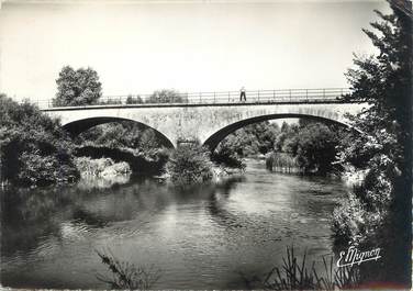 / CPSM FRANCE 89 "Jaulges, le pont sur l'Armançon"