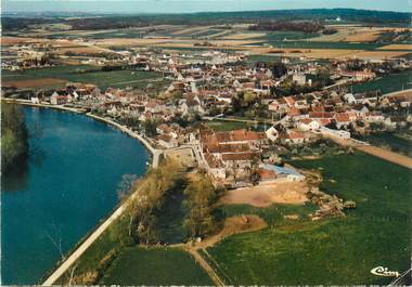 / CPSM FRANCE 89 "Gurgy, vue générale aérienne "