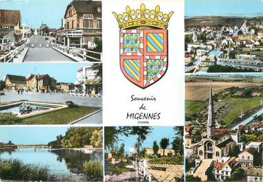 / CPSM FRANCE 89 "Souvenir de Migennes"