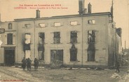 54 Meurthe Et Moselle CPA FRANCE 54 "Lunéville, maison incendiée de la Place des Carmes"