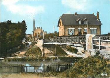 / CPSM FRANCE 89 "Migennes Laroche, la passerelle"