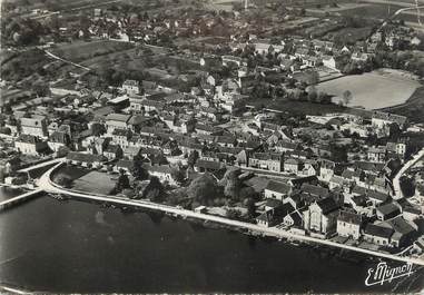 / CPSM FRANCE 89 "Laroche Saint Cydroine, vue générale aérienne"