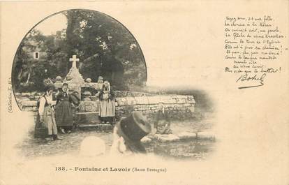 CPA FRANCE 22 "Fontaine et Lavoir, basse bretagne"