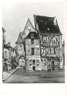 / CPSM FRANCE 89 "Noyers sur Serein, place de l'hôtel de ville"