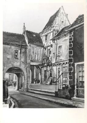 / CPSM FRANCE 89 "Noyers sur Serein, rue du Poids du Roy"