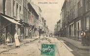 42 Loire .CPA  FRANCE 42 "Rive de Gier, Rue de Lyon "