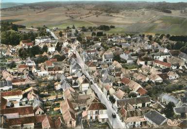 / CPSM FRANCE 89 "Thorigny sur Oreuse, vue générale aérienne "
