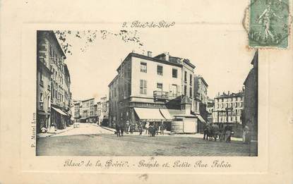 .CPA  FRANCE 42 "Rive de Gier, Place de la Boirie, Grande et Petite Rue Feloin"