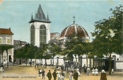 CPA ALGERIE "Constantine, la Cathédrale" / AQUA PHOTO