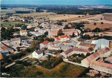 / CPSM FRANCE 89 "Villebougis, vue aérienne "