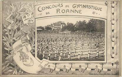 .CPA  FRANCE 42 "Roanne, Concours de Gymnastique de Roanne"
