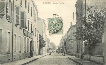 .CPA  FRANCE 42 "Roanne,  Rue du Phénix"