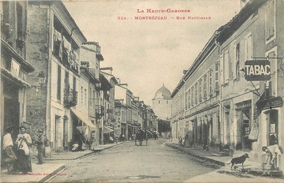 CPA FRANCE 31 "Montréjeau, rue Nationale"
