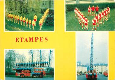 / CPSM FRANCE 91 "Etampes" / POMPIERS