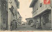 31 Haute Garonne CPA FRANCE 31 "Loubens, rue de l'Eglise et Halle"