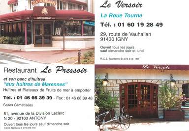 / CPSM FRANCE 91 "Igny, restaurant le Pressoir"