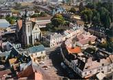 91 Essonne / CPSM FRANCE 91 "Limours, vue générale aérienne sur la place Général De Gaulle"